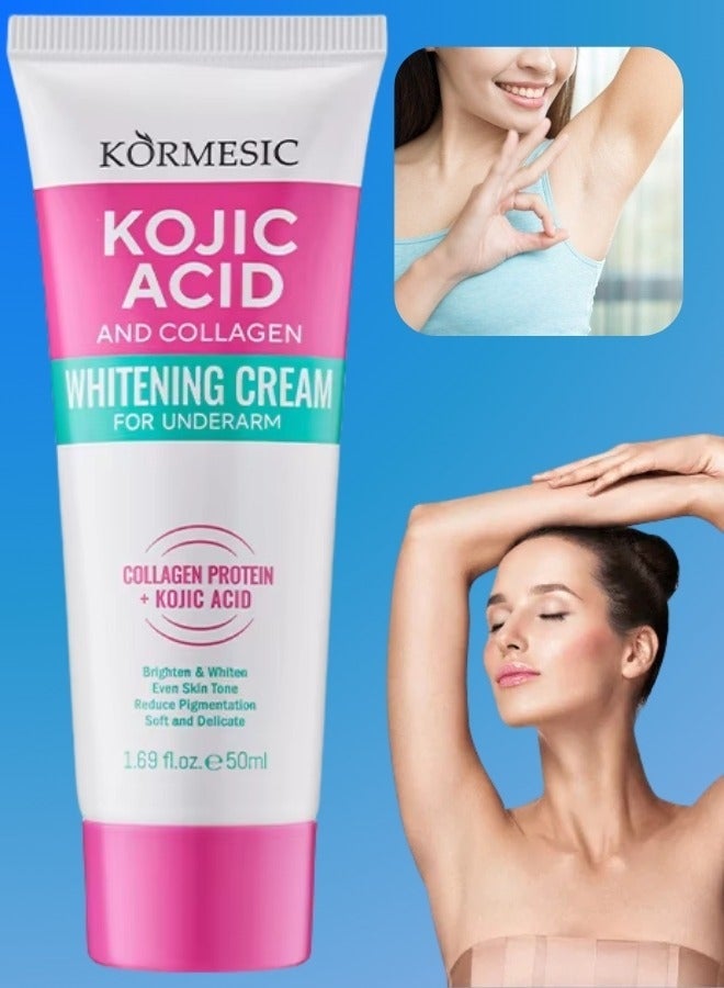 Kormesic كريم تفتيح تحت الإبط بحمض الكوجيك والكولاجين 50 مل - Image 1